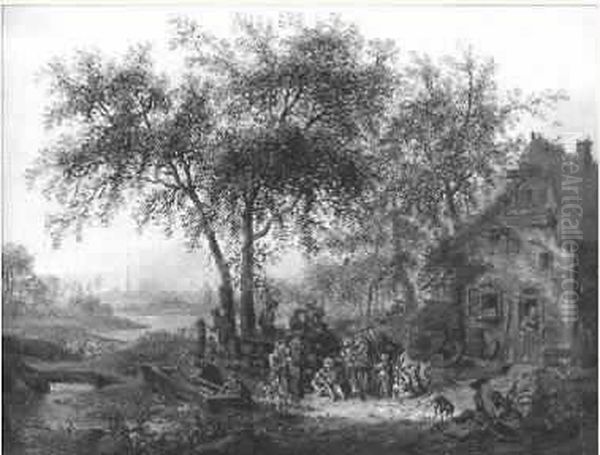 Paysage De La Vallee Du Rhin - view 1