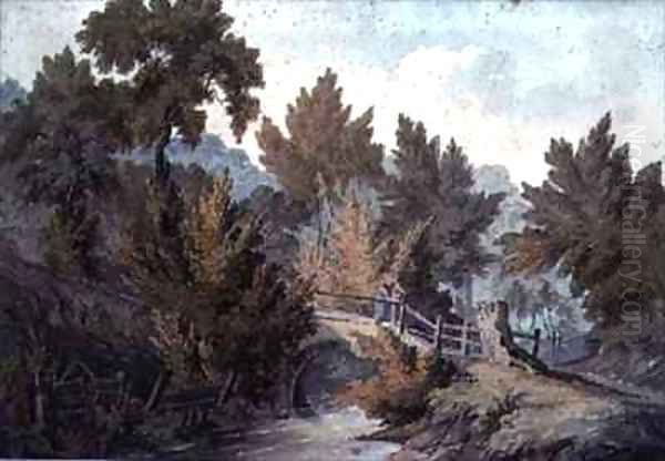 Landscape with Bridge and Stream - view 1