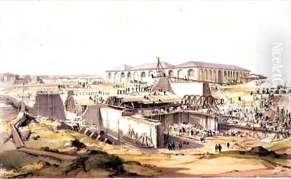 Building the Stationary Engine House, Camden Town - view 1