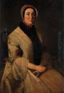 Portrait Of Miss Grey Of Brainshaugh by Mason Chamberlin