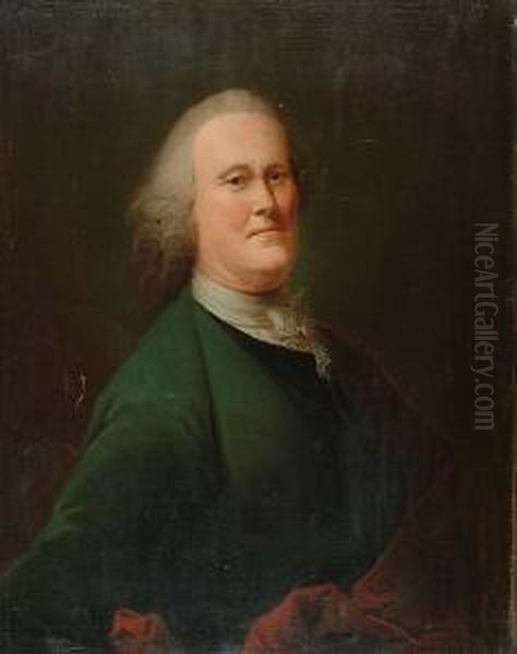 Portrait Of A Gentleman, Bust-length In A Green Coat - view 1