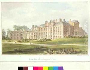 South East View of Kensington Palace by John Buckler