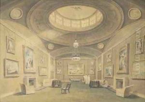 Sketch of Sir John Leicester's Gallery of Pictures by John Buckler