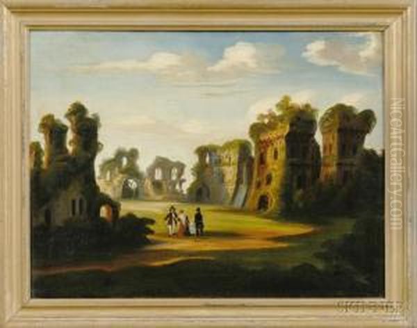 Figures In A Fantasy Of Ruins. - view 1