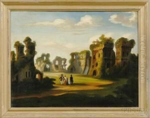 Figures In A Fantasy Of Ruins.