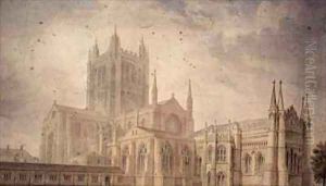 Hereford Cathedral by John Buckler