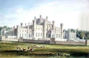 North East View of Lowther Castle, Westmoreland, Seat of the Earl of Lonsdale by John Buckler
