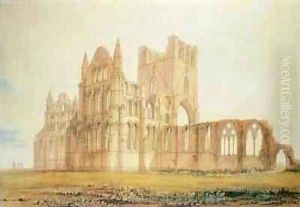 View of Whitby Abbey by John Buckler