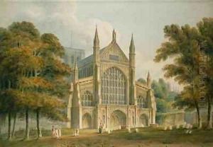 Winchester Cathedral by John Buckler