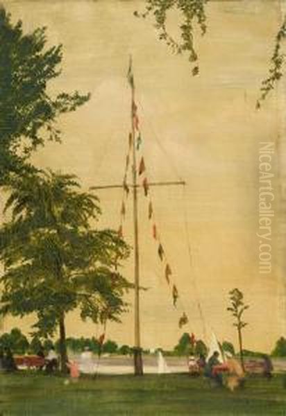 Flaggenstander Am Rhein - view 1