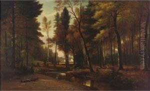 Autumn Picnic Along The Stream
