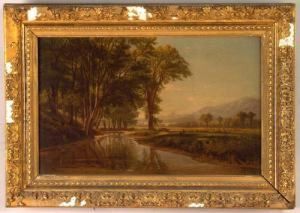 Mountains And Stream In Foreground