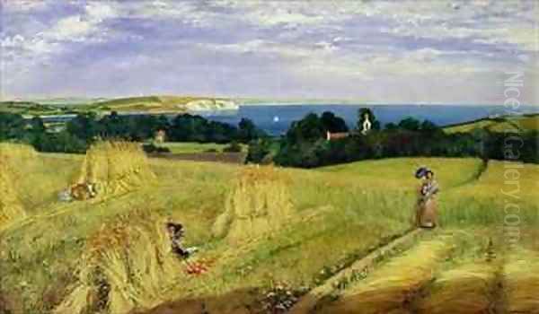 Corn Field in the Isle of Wight - view 1