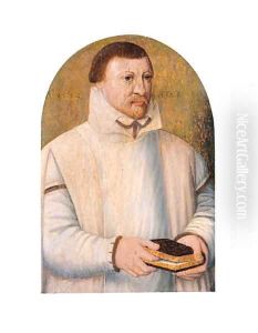 Portrait of a bearded cleric by Barthel Bruyn