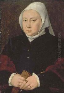 Portrait of a lady by Barthel Bruyn