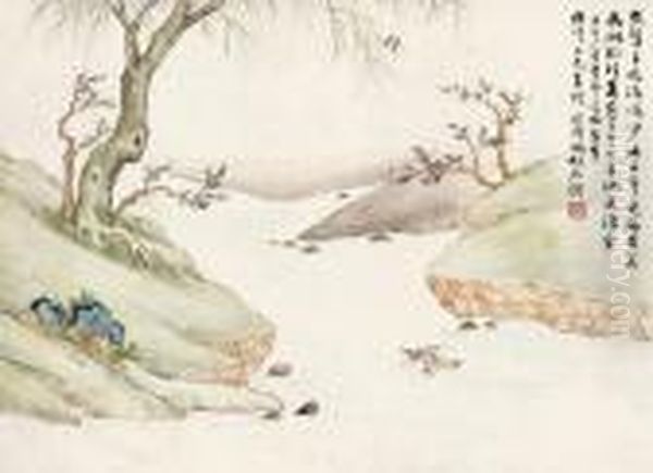 Mandarin Ducks - view 1