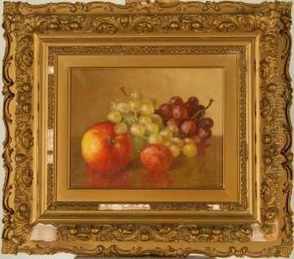 Still Life With Apples And Grapes - view 1