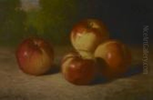 Still Life With Four Apples - view 1