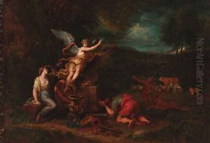 The scarifice of Manoah by Sebastian Bourdon
