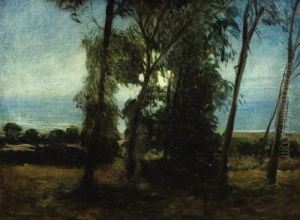 Trees At The Shoreline by Carlton Theodore Chapman