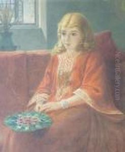 A Young Woman In Eastern Dress