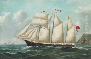 "harvest Queen" Of Runcorn - Capt A. Millinger by Reuben Chappell Of Poole