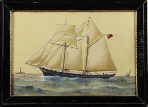 Segelfartyg -florence Louisa Of
Chester by Reuben Chappell Of Poole
