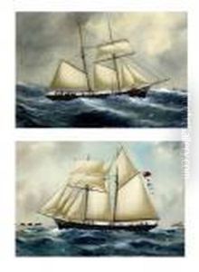 Waft Of Bideford, Capt. John Fowler by Reuben Chappell Of Poole