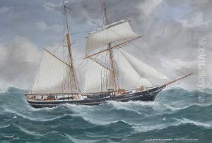 'jane Knox Of Goole, Capt.w.farmery', A Shipportrait