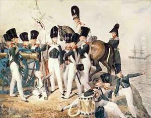 Tsarevich Alexander (1818-81) with his Cadets at Peterhof Tsarevich Alexander (1818-81) with his Cadets at Peterhof