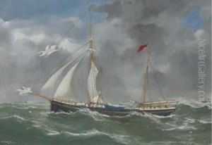 The Lord Hamilton In Fair And Fowl Weather by Reuben Chappell Of Poole