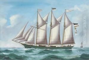 The Three-masted Trading Schooner Christa Von Bremen The Three-masted Trading Schooner Christa Von Bremen