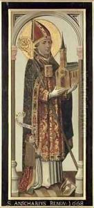 Votive Panel Depicting St. Ansgar by Hans Bornemann