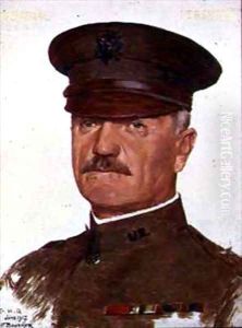 Portrait of General John Pershing (1860-1948) by Joseph Felix Bouchor