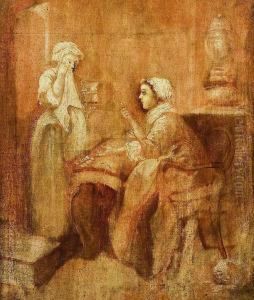 La Remuneration De La Servante by Jean-Baptiste-Simeon Chardin