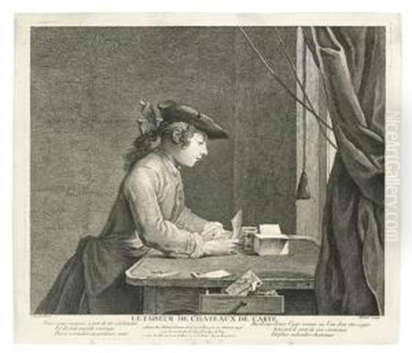 Le Faiseur De Chateaux De Carte. - view 1