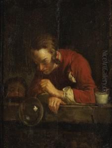 The Soap Bubble by Jean-Baptiste-Simeon Chardin