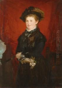 Kalapos Holgy Portreja, 1876 Vedett - No Export by Eduard Charlemont