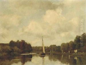 Sailing on the Vecht by Nicolaas Bastert