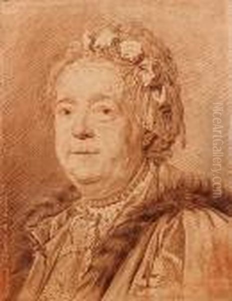 Portrait De Femme Vue De Trois-quarts, Portant Une Robe D'interieur Polonaise - view 1