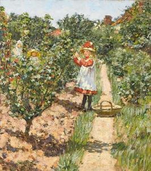 Picking Cherries - view 1