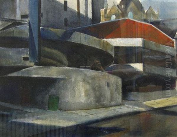 Street With Buildings - view 1