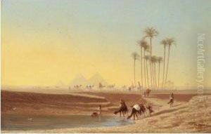 Oasis Pres Des Pyramides
