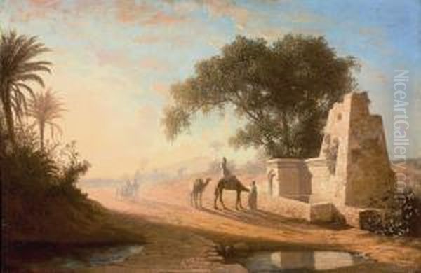 A Fountain In The Desert - view 1
