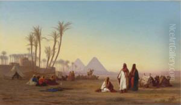The Pyramids Of Giza, Egypt - view 1