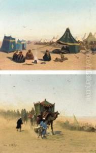 The Caravan; And An Arab Encampment by Charles Theodore Frere