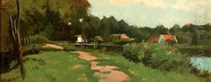 A rest along the river by Nicolaas Bastert