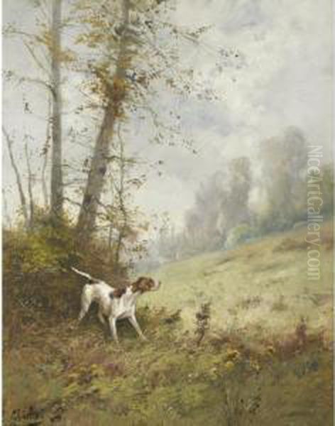 Setter In A Landscape - view 1