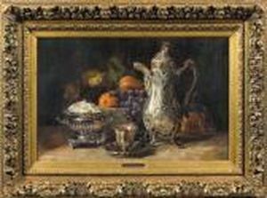 Nature Morte A La Cafetiere by Emile Charlet