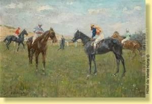 Au Champ De Courses by Frantz Charlet